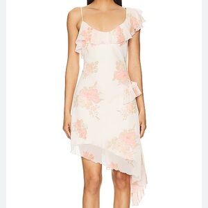 New free people x Revolve alma midi dress in ballet combo